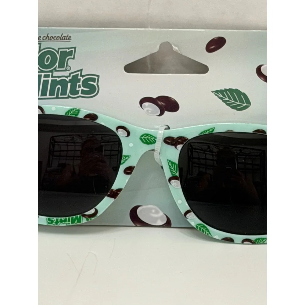 Junior Mints Childrens Sunglasses Mint Green Candy Novelty UV Protection Ages 3+